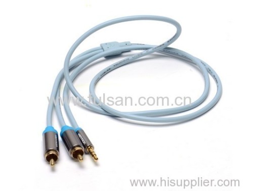 3.5mm stereo to 2RCA cable AV cable