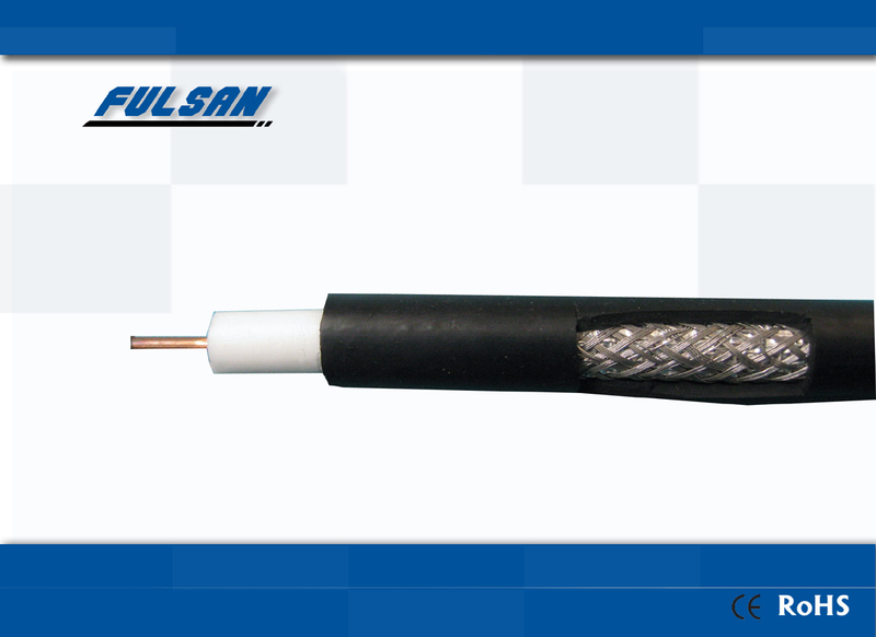 Factory Price Bare Copper Conductor PVC PE Jacket RG11 Coaxial Cable for CCTV MATV CATV System Communication Cable 