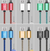 2018 Braided Nylon Aluminum Fast Speed 1Meter Usb Type C Cable , High Quality Micro Usb Cable 