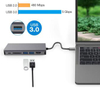 Sales Type-c Usb Hub 8in1 USB3.0 CARD READER PD RJ45 HD-MI Audio