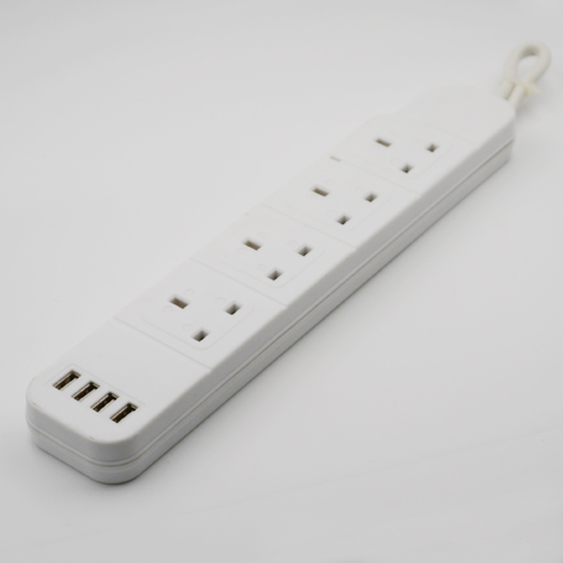 UK Type 4 Outlet Surge Protector Power Strip