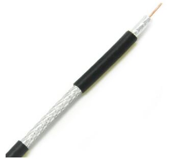 Bare copper conductor PVC PE jacket rg59 rg11 rg58 rg6 coaxial cable for CCTV CATV communication 