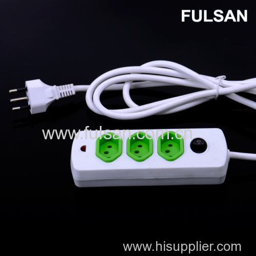 UCIEE Inmetro Approved 250V Brazil Power Cord
