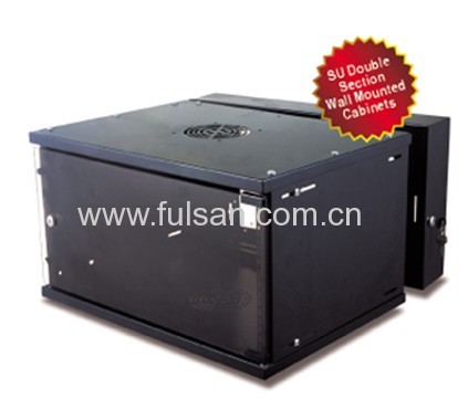 6u/9u/12u/15u double section wall mount network cabinet