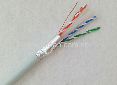 High speed multi core 4 pair 23awg 0.57mm pure copper category 6 ftp cat6 computer cable
