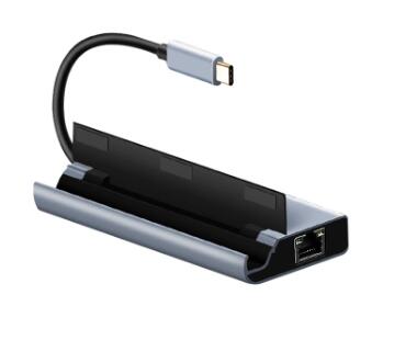 2019 portable aluminum alloy 3-port USB hub usb c hub with type-c interface