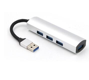 Factory Price High Speed 5Gbps Aluminum Multi 4 Port Usb 3.0 Hub 