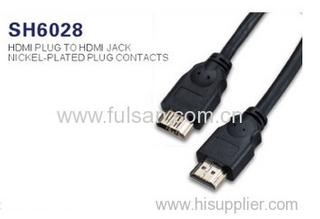HDMI Male to Female Extension Cable