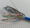 High speed multi core 4 pair 23awg 0.57mm pure copper category 6 ftp cat6 computer cable