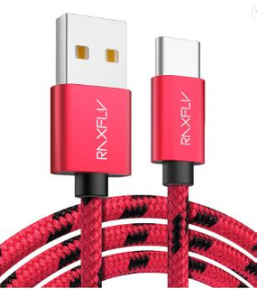 Great Free Shipping RAXFLY Manufacturer High Quality New Data Transfer & Phone Fast Charging Nylon Braided USB Type C Cable