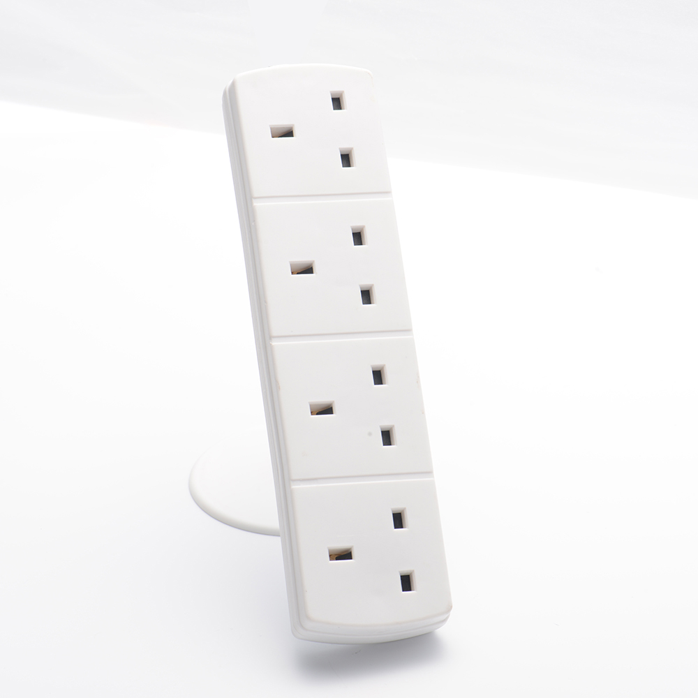 UK 3 Outlet Surge Protection Overload Protection Extension Power Strip