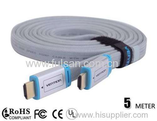 5m Flat HDMI Cable for Blu-ray HDMI 2.0v/1.4v 1080p 4K*2K