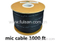 High Quality Low Noice Bulk Microphone Cable