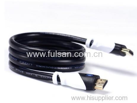 10FT Premium Gold Ultra High Speed V1.4 Flat HDMI cable 3M with Nylon Jacket