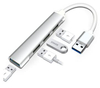 USB Type-C HUB for Macbook 12 Inch USB-C Thunderbolt 3 Adapter with USB 3.0 Micro SD TF Card Reader for New MacBook Pro 2018 