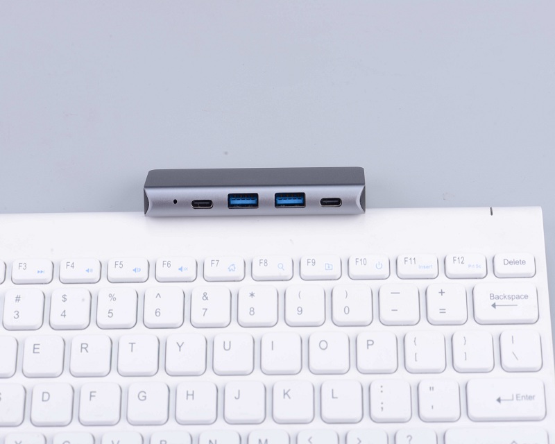 SD TF Card Reader OTG Adapter Charger Dual USB Type C Hub for Macbook Pro/Air