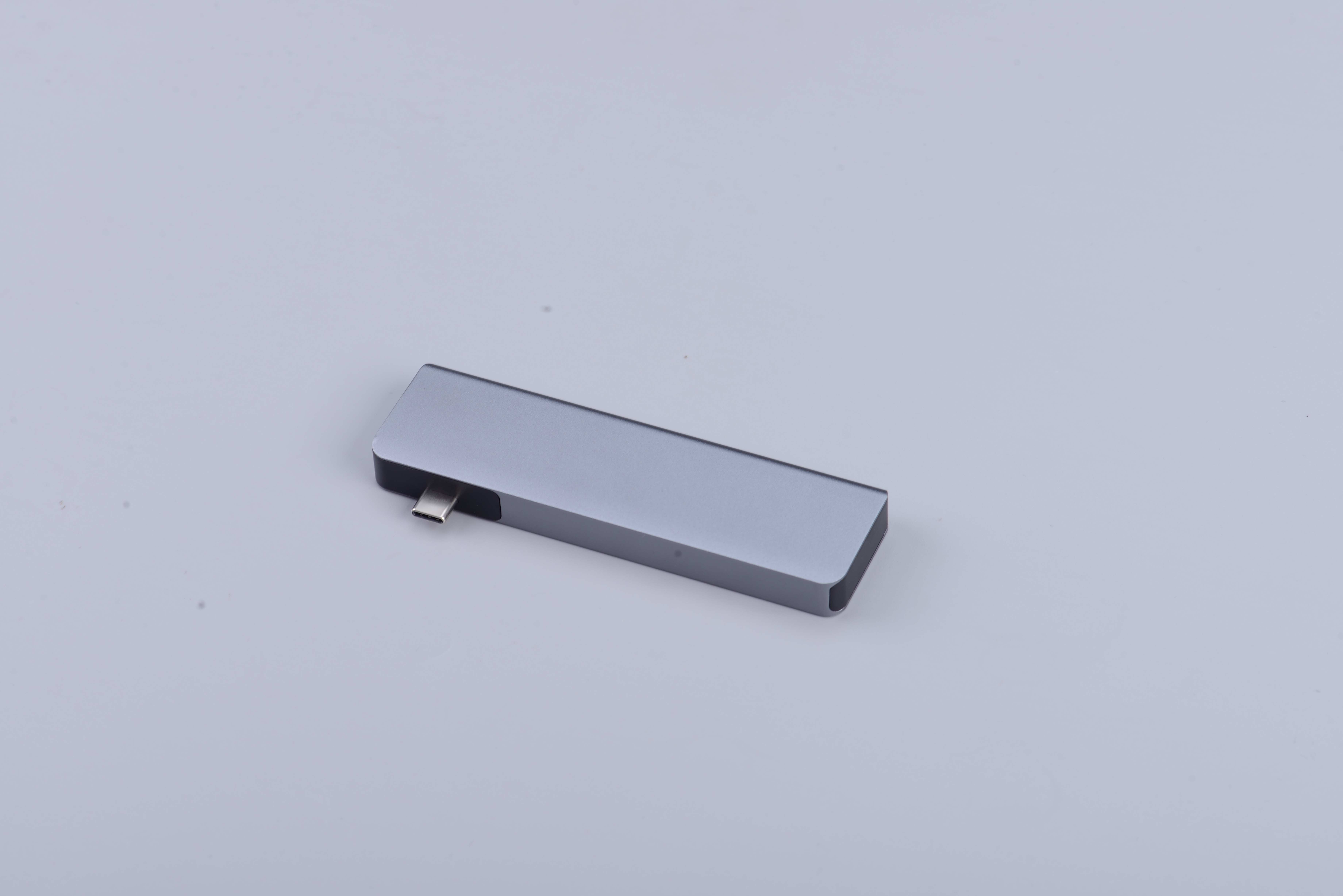5 in 1 USB3.0*3 SD/TF Card Reader USB C Hub Adapter for New MacBook