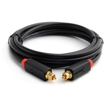 Toslink Gold Plated Connector Audio 0ptical RG6 Coaxial Cable 