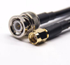 RP SMA Coaxial Cable Plug To BNC Plug Coaxial Cable 