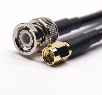 RP SMA Coaxial Cable Plug To BNC Plug Coaxial Cable 