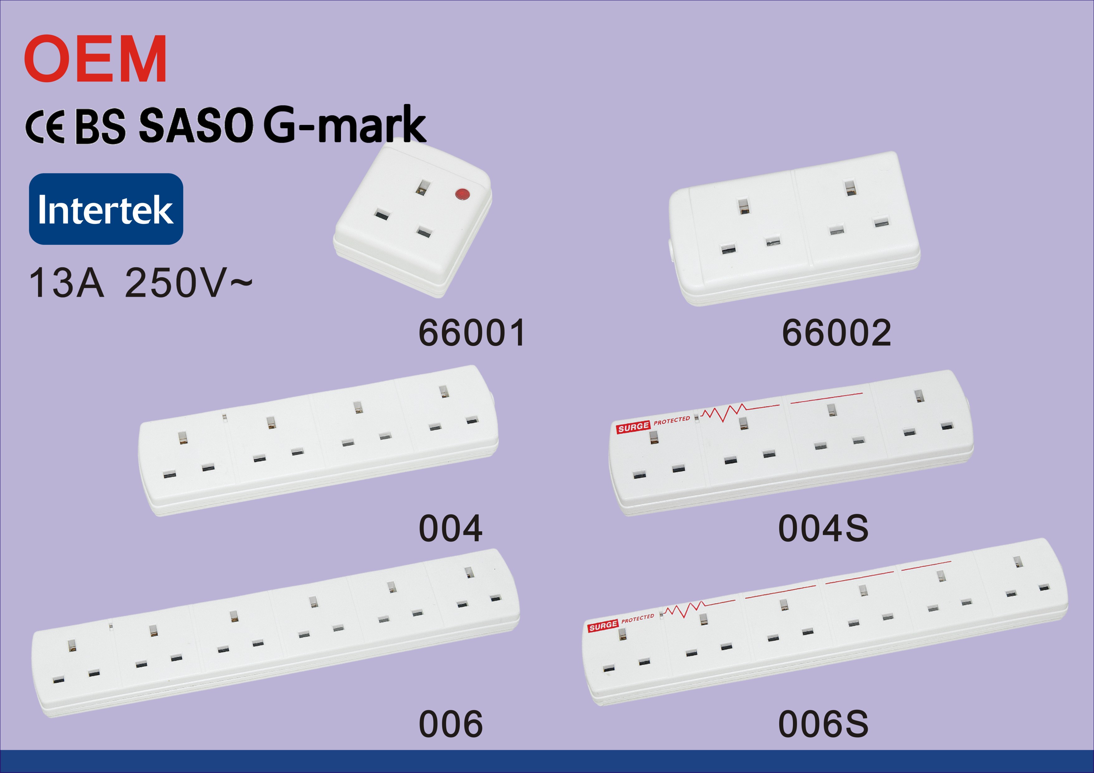 Gcc Smart Surge Protector UK Power Strip