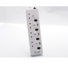 13A UK Style 4 Way Extension Cord with Switch 3pin Power Socket