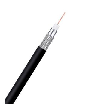 Bare copper conductor PVC PE jacket rg59 rg11 rg58 rg6 coaxial cable for CCTV CATV communication 