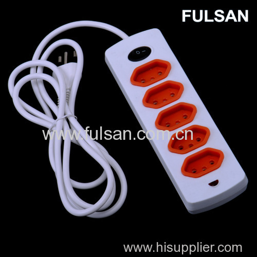 French style electrical extending socket outlet with switch