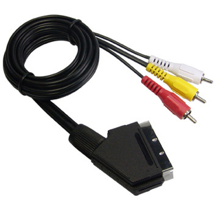 mini din to scart cable