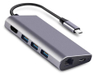 Aluminum USB-C USB 3.0 hub 7 Ports Hub Driver Type C 4K Type-C Hub for MacBook 