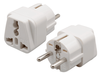 White Travel Charger Electrical Power US to UK/Au/EU/Brazil/Italy/South Africa Plug Adapter 