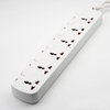 UK Type 13A/240V Extension Lead Surge Protector with 4 Rotating Outlets