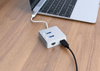 Multi Function 6 in 1 USB 3.0 Mini Adapter Hub Type-C USB3.0 USB-C Adapter Type C Hub