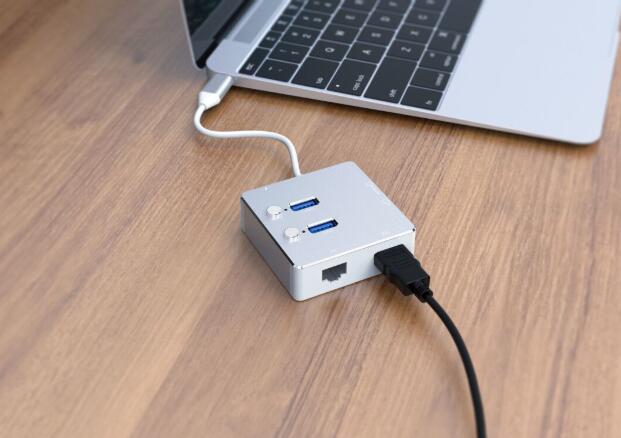 Multi Function 6 in 1 USB 3.0 Mini Adapter Hub Type-C USB3.0 USB-C Adapter Type C Hub