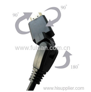 Rotating HDMI Cable with ATC testing