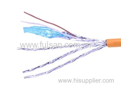 High speed multi core 4 pair 23awg 0.57mm pure copper category 6 ftp cat6 computer cable