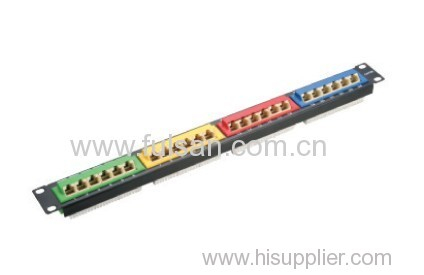 AMP 24 Port CAT6/Cat5e Patch Panel