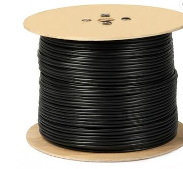 Wholesale Price Coaxial Cable RG6 / UL 18 AWG 1000-Feet Bulk Coax Cable Black 