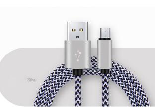 2018 Braided Nylon Aluminum Fast Speed 1Meter Usb Type C Cable , High Quality Micro Usb Cable 