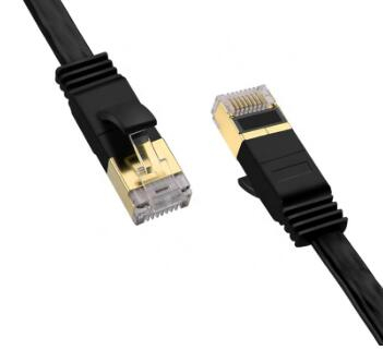 Cat 7 Network Cable Shielded (SFTP) High Speed Solid Flat Internet Lan Computer Patch Cord Ethernet Cable