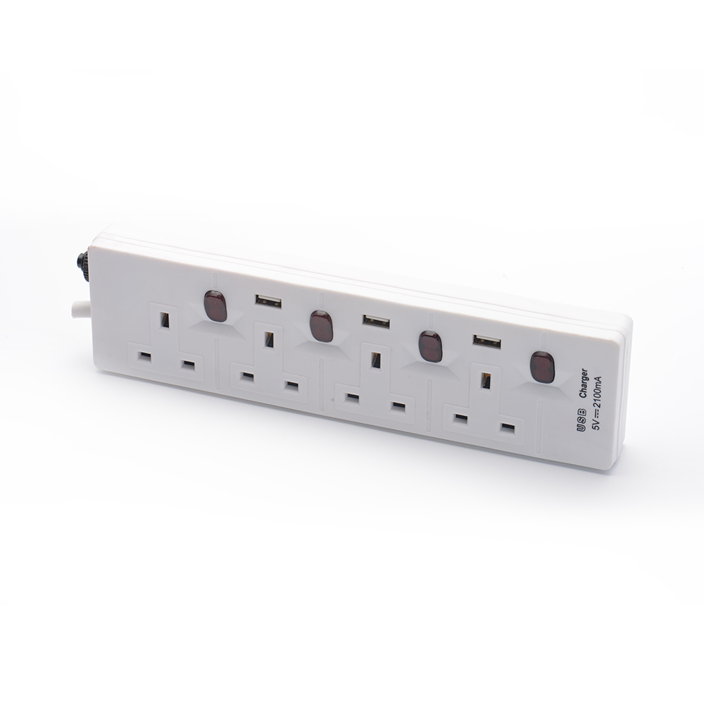 Extension sockets electrical 3 4 5 6 gang way outlet