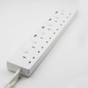2 USB 4 Way Surge Protector Power Strip Extention Power Socket UK Plug for Smartphone Table