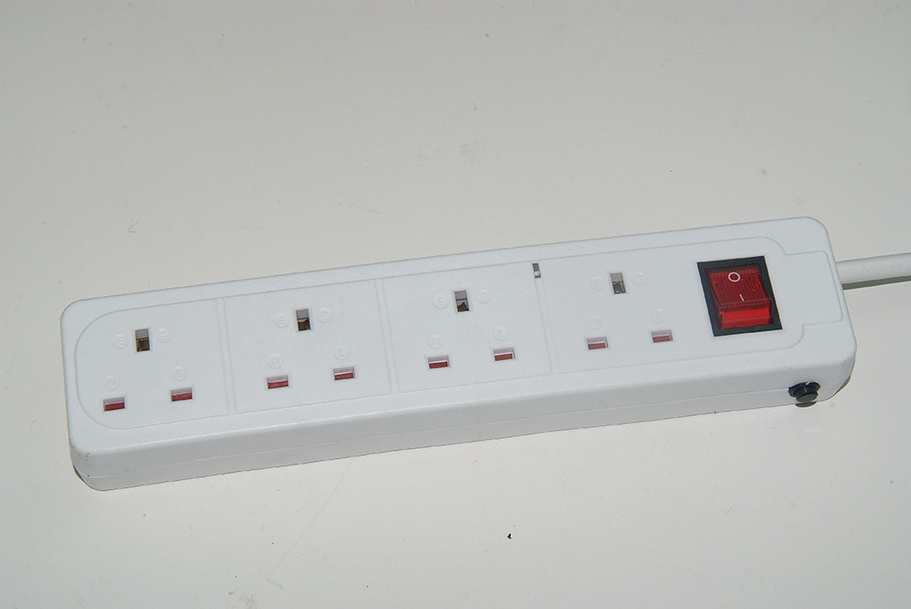 Surge Protector Socket Universal 6 Outlet Power Strip With USB Ports