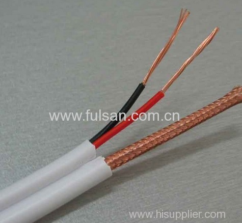 Hybrid Cable RG6+Cat5e for CATV and Computer Home Application