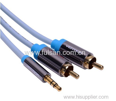 High Quality Y Cable 2RCA Female To 3.5mm Stereo Cable
