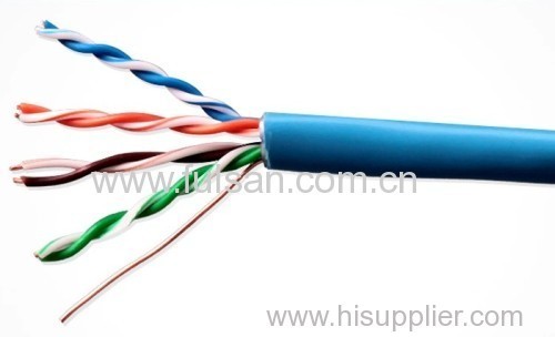 CE certificate Cat5e UTP Cable with Wooden Drum 305M 1000FT