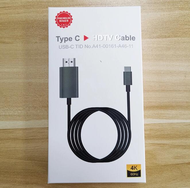 Wholesale High Speed HDTV 4K 1.8m USB 3.1 Type C to HDMI Cable