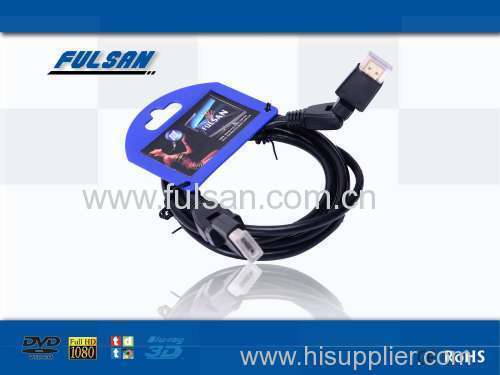 High speed Slim HDMI cable with 3D Ethernet and 1080P For PS3,DVD HDTV