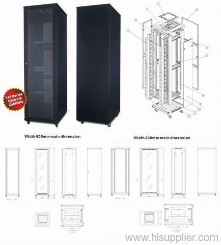 19" Stand Network Cabinet
