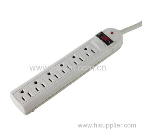 3 Outlet Surge Protector Power Strip with 3 USB Charging Ports